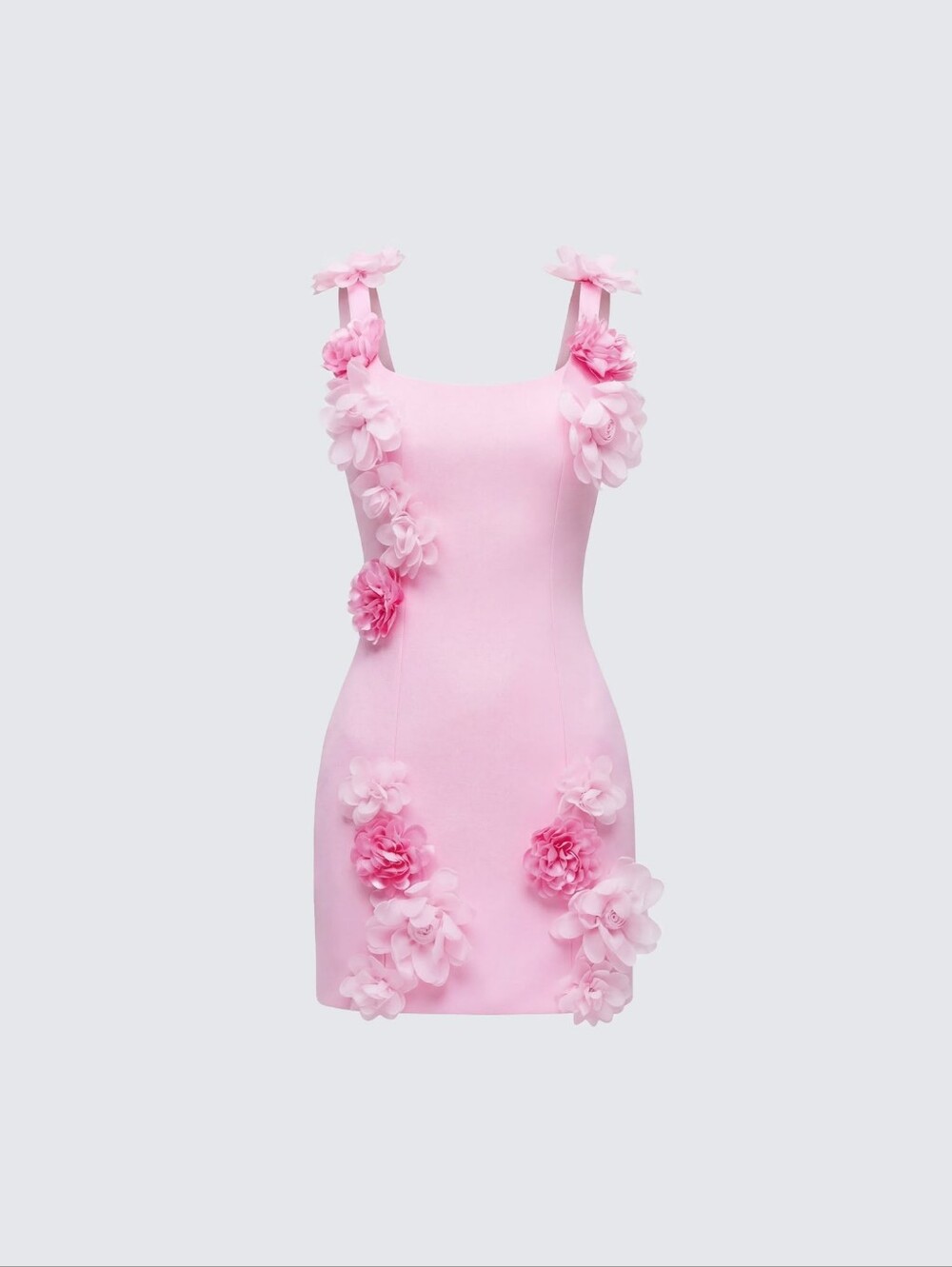 Finesse Aisling Pink Rosette Mini Dress/Pink/Size 2X/MSRP $74